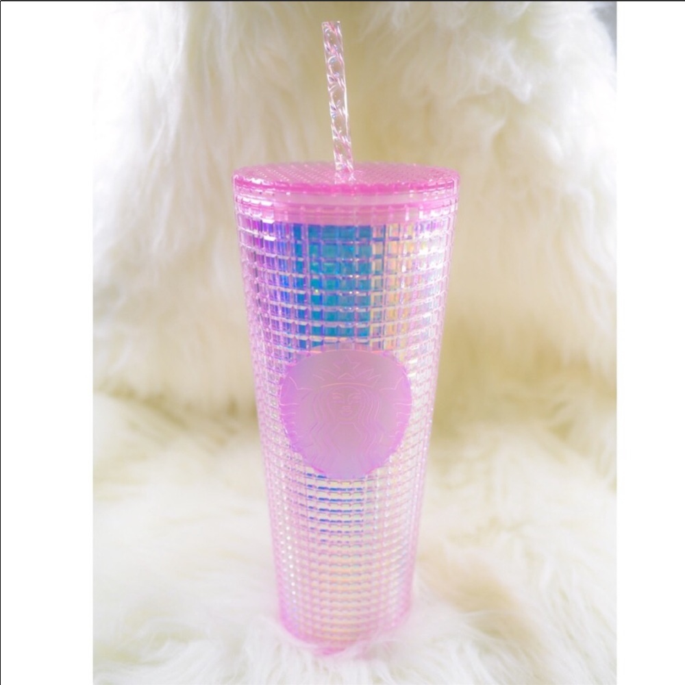 Starbucks Pink Grid Cold Cup